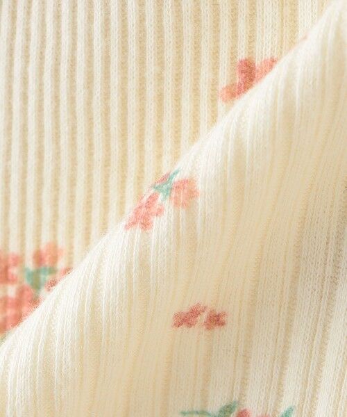 SHIPS / シップス Tシャツ | SHIPS KIDS:80〜90cm / フラワー テキスタイル 長袖 TEE | 詳細7