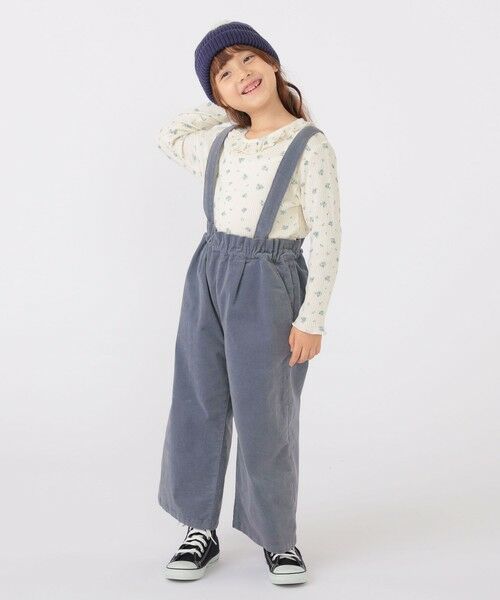 SHIPS / シップス Tシャツ | SHIPS KIDS:100〜130cm / フラワー テキスタイル 長袖 TEE | 詳細15