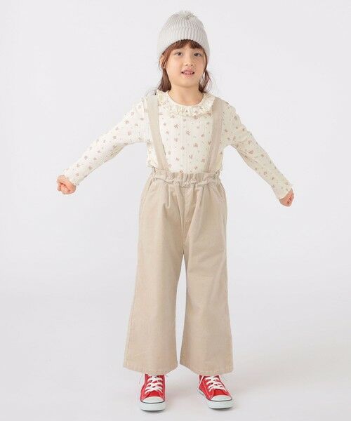 SHIPS / シップス Tシャツ | SHIPS KIDS:100〜130cm / フラワー テキスタイル 長袖 TEE | 詳細18