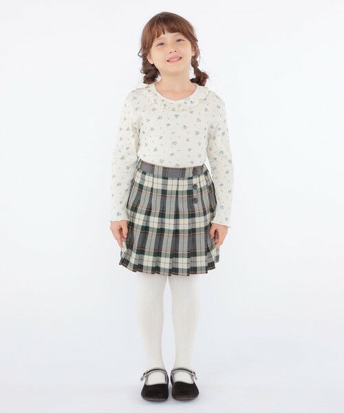 SHIPS / シップス Tシャツ | SHIPS KIDS:100〜130cm / フラワー テキスタイル 長袖 TEE | 詳細5