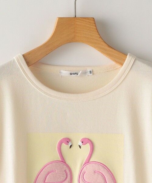 SHIPS / シップス Tシャツ | SHIPS KIDS:140〜150cm / ツイン バード フェイクファー 長袖 TEE | 詳細11