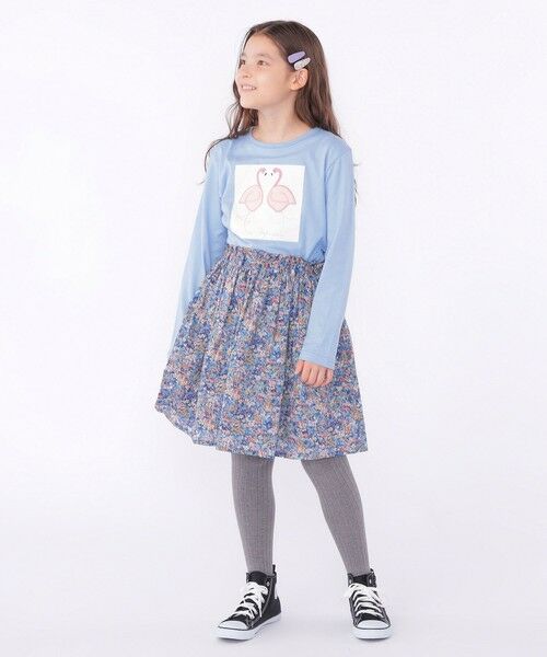 SHIPS / シップス Tシャツ | SHIPS KIDS:140〜150cm / ツイン バード フェイクファー 長袖 TEE | 詳細18