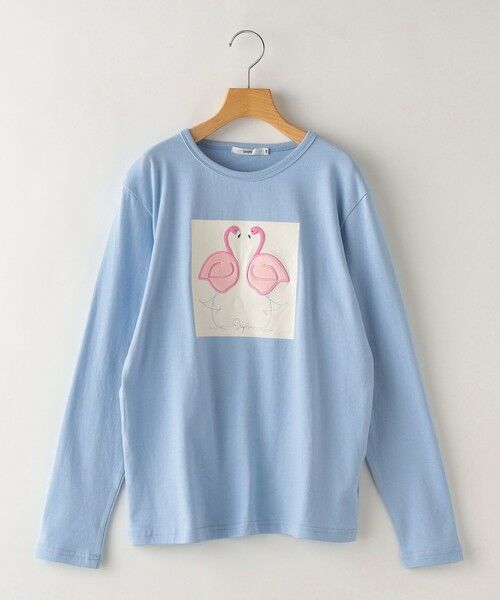 SHIPS / シップス Tシャツ | SHIPS KIDS:140〜150cm / ツイン バード フェイクファー 長袖 TEE | 詳細23