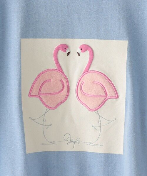SHIPS / シップス Tシャツ | SHIPS KIDS:140〜150cm / ツイン バード フェイクファー 長袖 TEE | 詳細24