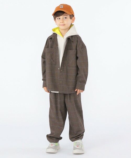 SHIPS / シップス Tシャツ | SHIPS KIDS:100〜130cm /〈多機能〉ダブル ニット フード パーカー | 詳細4