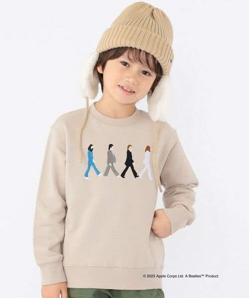 SHIPS / シップス Tシャツ | SHIPS KIDS:100〜130cm /【THE BEATLES(ザ・ビートルズ)】スウェット(ベージュ)