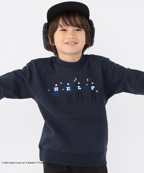 SHIPS / シップス Tシャツ | SHIPS KIDS:100〜130cm /【THE BEATLES(ザ・ビートルズ)】スウェット(ネイビー)