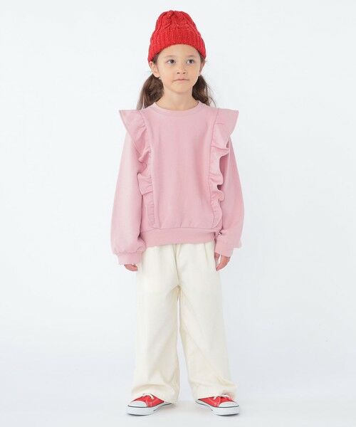 SHIPS / シップス Tシャツ | SHIPS KIDS:100〜130cm / ショルダー フリル スウェット | 詳細15