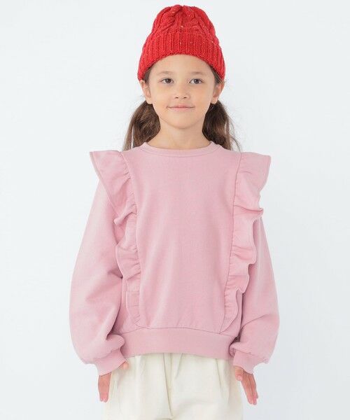 SHIPS / シップス Tシャツ | SHIPS KIDS:100〜130cm / ショルダー フリル スウェット | 詳細11