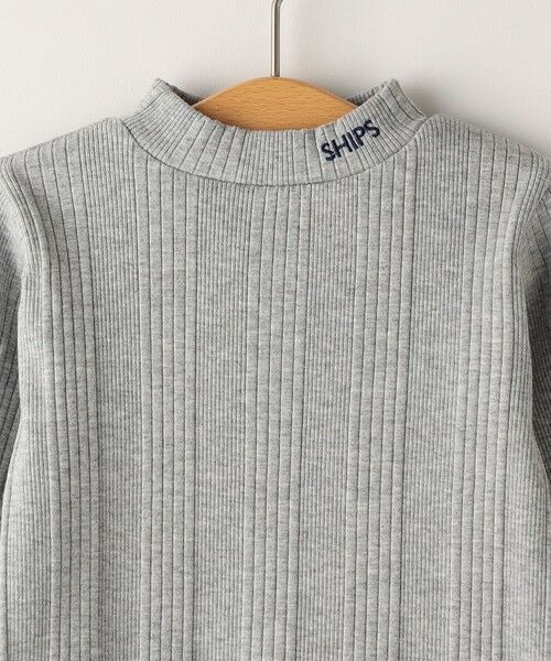 SHIPS / シップス Tシャツ | SHIPS KIDS:80〜90cm / ランダム リブ ハイネック カットソー | 詳細2