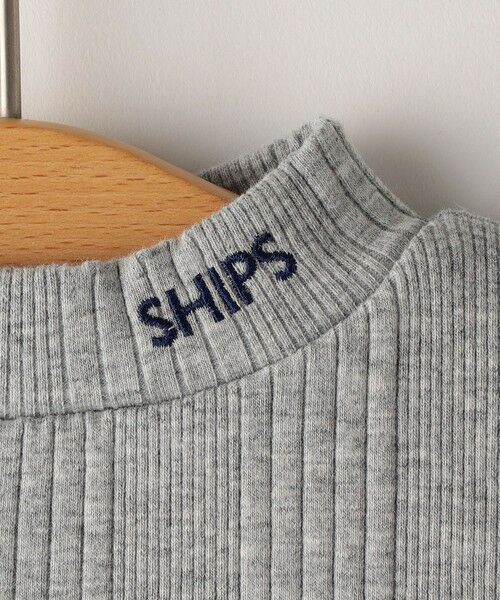SHIPS / シップス Tシャツ | SHIPS KIDS:80〜90cm / ランダム リブ ハイネック カットソー | 詳細3