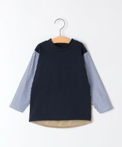 SHIPS / シップス Tシャツ | SHIPS KIDS:80〜90cm / パターン 切替 長袖 TEE