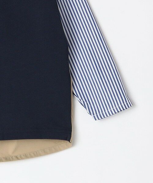 SHIPS / シップス Tシャツ | SHIPS KIDS:80〜90cm / パターン 切替 長袖 TEE | 詳細5