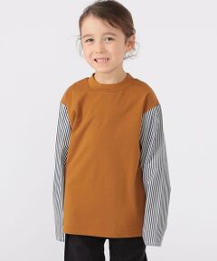 SHIPS / シップス Tシャツ | SHIPS KIDS:100〜130cm / パターン 切替 長袖 TEE