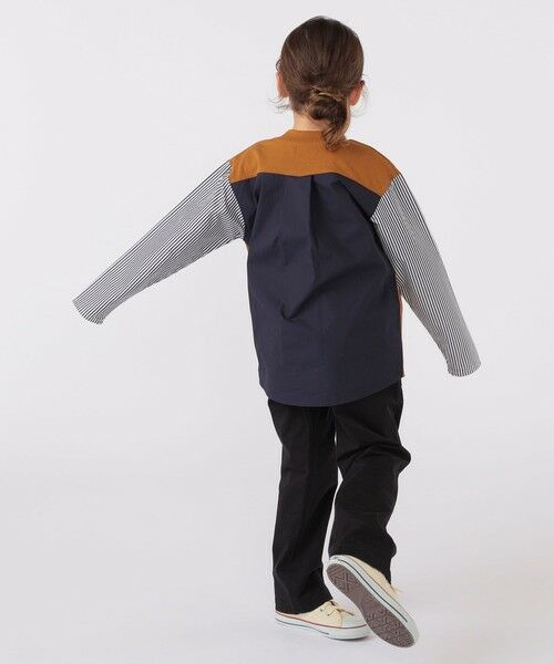 SHIPS / シップス Tシャツ | SHIPS KIDS:100〜130cm / パターン 切替 長袖 TEE | 詳細2