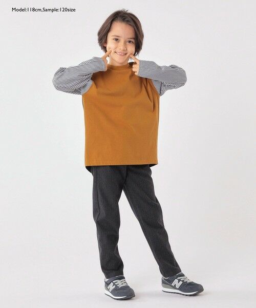 SHIPS / シップス Tシャツ | SHIPS KIDS:100〜130cm / パターン 切替 長袖 TEE | 詳細8