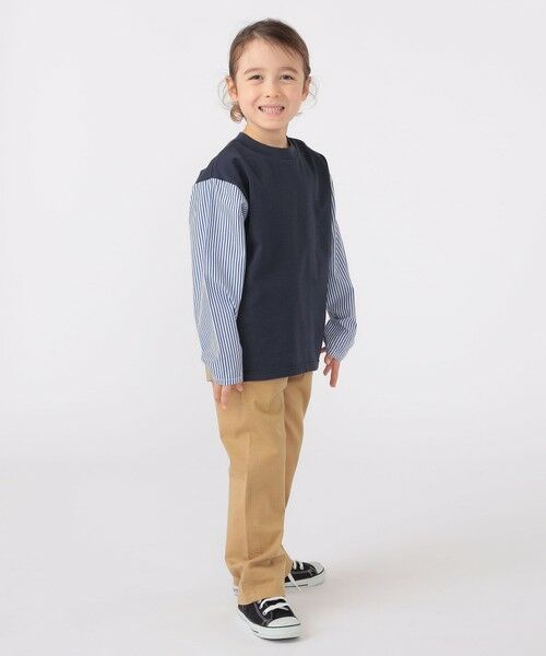 SHIPS / シップス Tシャツ | SHIPS KIDS:100〜130cm / パターン 切替 長袖 TEE | 詳細20