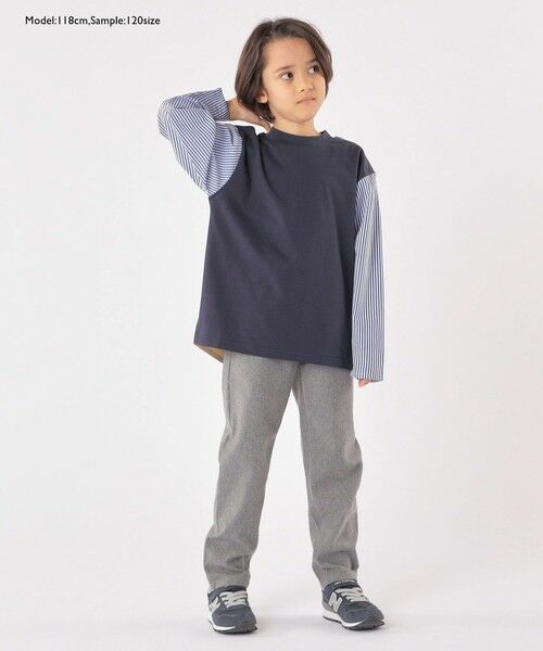 SHIPS / シップス Tシャツ | SHIPS KIDS:100〜130cm / パターン 切替 長袖 TEE | 詳細26