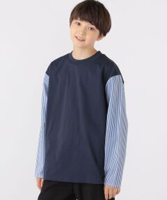 SHIPS / シップス Tシャツ | SHIPS KIDS:140〜160cm / パターン 切替 長袖 TEE