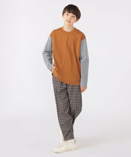 SHIPS / シップス Tシャツ | SHIPS KIDS:140〜160cm / パターン 切替 長袖 TEE | 詳細7