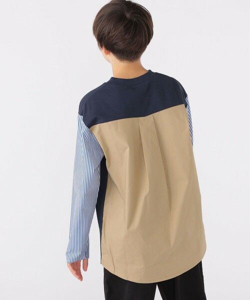 SHIPS / シップス Tシャツ | SHIPS KIDS:140〜160cm / パターン 切替 長袖 TEE | 詳細17