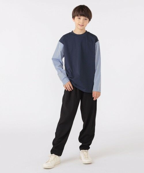 SHIPS / シップス Tシャツ | SHIPS KIDS:140〜160cm / パターン 切替 長袖 TEE | 詳細23