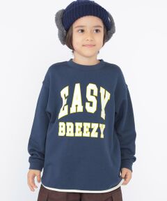 SHIPS / シップス Tシャツ | SHIPS KIDS:100〜130cm / パイピング カレッジ ロゴ スウェット