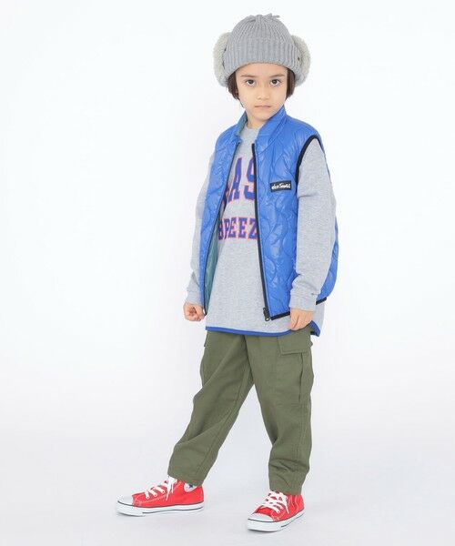 SHIPS / シップス Tシャツ | SHIPS KIDS:100〜130cm / パイピング カレッジ ロゴ スウェット | 詳細13