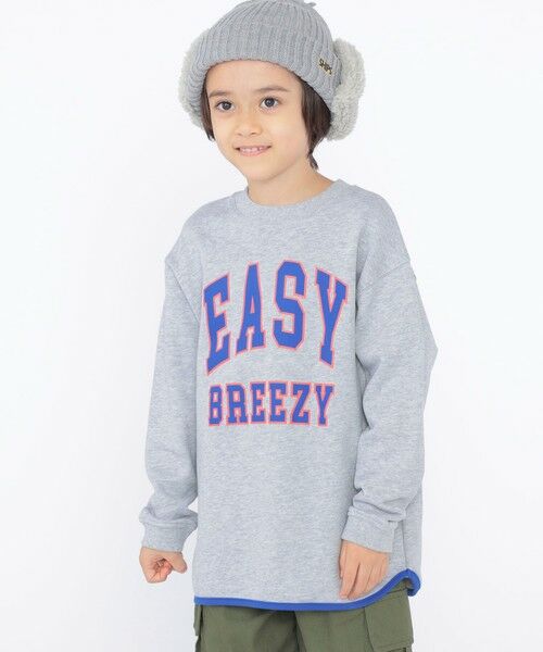 SHIPS / シップス Tシャツ | SHIPS KIDS:100〜130cm / パイピング カレッジ ロゴ スウェット | 詳細3