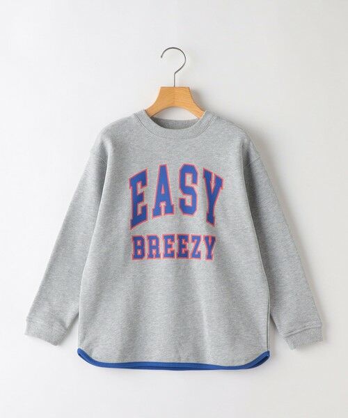 SHIPS / シップス Tシャツ | SHIPS KIDS:100〜130cm / パイピング カレッジ ロゴ スウェット | 詳細20