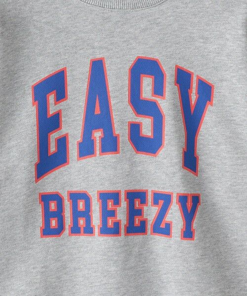 SHIPS / シップス Tシャツ | SHIPS KIDS:100〜130cm / パイピング カレッジ ロゴ スウェット | 詳細24