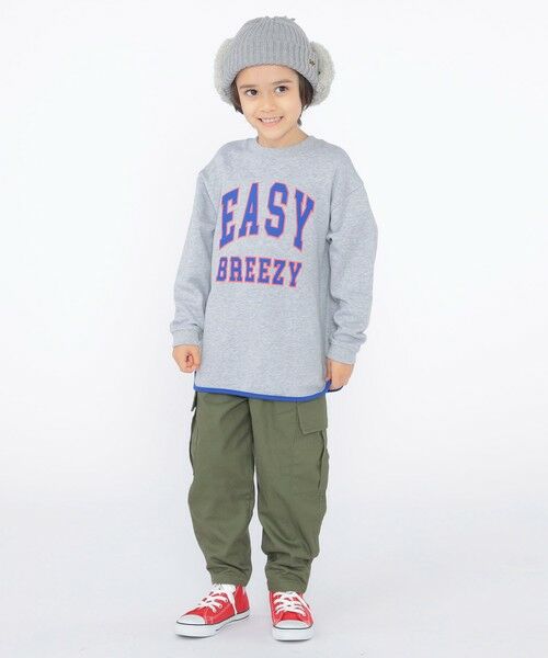 SHIPS / シップス Tシャツ | SHIPS KIDS:100〜130cm / パイピング カレッジ ロゴ スウェット | 詳細6