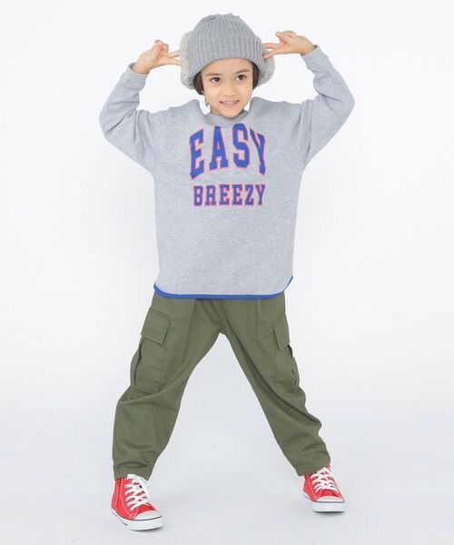 SHIPS / シップス Tシャツ | SHIPS KIDS:100〜130cm / パイピング カレッジ ロゴ スウェット | 詳細8