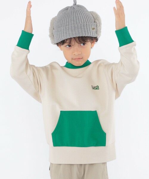 SHIPS / シップス Tシャツ | SHIPS KIDS:100〜130cm / フェス ポケット スウェット | 詳細1