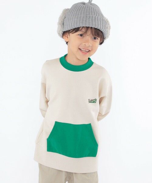 SHIPS / シップス Tシャツ | SHIPS KIDS:100〜130cm / フェス ポケット スウェット | 詳細2