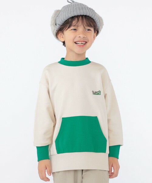 SHIPS / シップス Tシャツ | SHIPS KIDS:100〜130cm / フェス ポケット スウェット | 詳細3