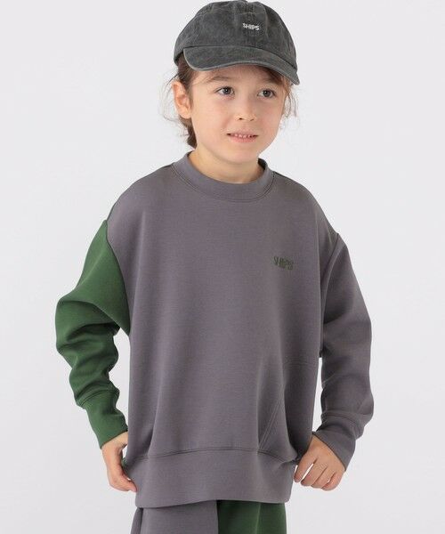 SHIPS / シップス Tシャツ | SHIPS KIDS:100〜130cm / 2トーン スウェット | 詳細2