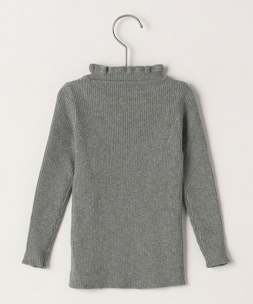 SHIPS / シップス Tシャツ | SHIPS KIDS:85〜95cm /〈手洗い可能〉リブ フリル タートルネック ニット | 詳細2