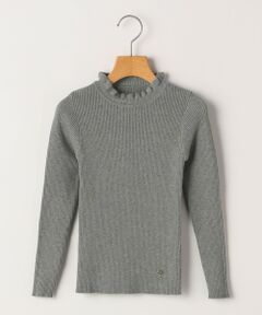 SHIPS / シップス Tシャツ | SHIPS KIDS:100〜125cm /〈手洗い可能〉リブ フリル タートルネック ニット