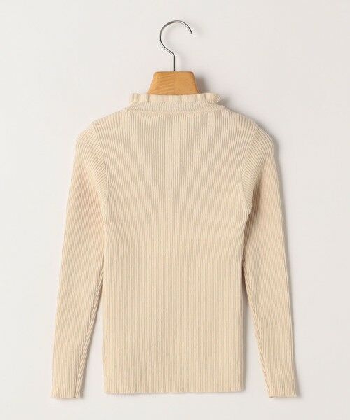 SHIPS / シップス Tシャツ | SHIPS KIDS:100〜125cm /〈手洗い可能〉リブ フリル タートルネック ニット | 詳細1