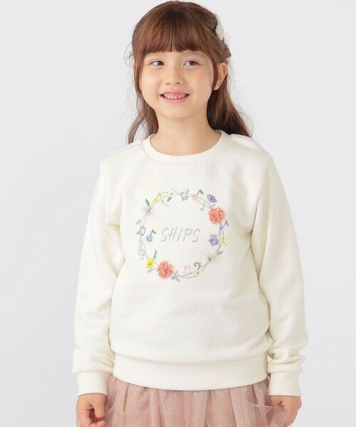 SHIPS / シップス Tシャツ | SHIPS KIDS:100〜130cm / ミュージック フラワー スウェット | 詳細1