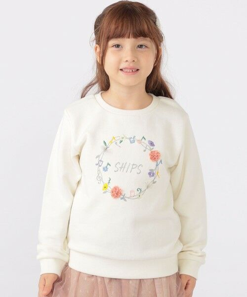 SHIPS / シップス Tシャツ | SHIPS KIDS:100〜130cm / ミュージック フラワー スウェット | 詳細2