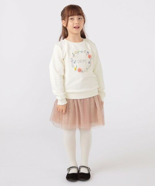 SHIPS / シップス Tシャツ | SHIPS KIDS:100〜130cm / ミュージック フラワー スウェット | 詳細4