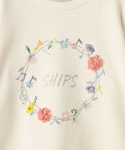 SHIPS / シップス Tシャツ | SHIPS KIDS:140〜150cm / ミュージック フラワー スウェット | 詳細12
