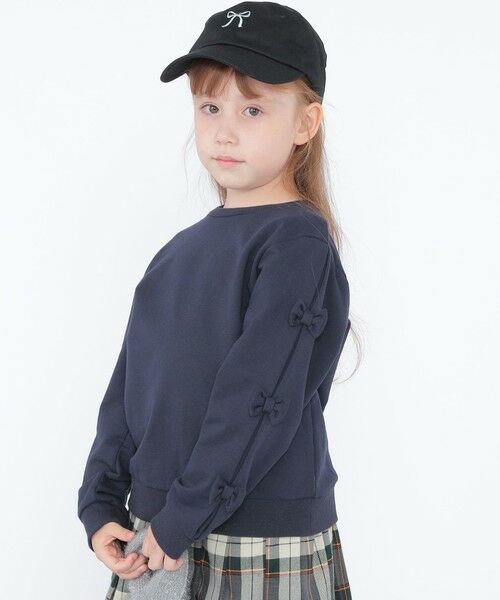 SHIPS / シップス Tシャツ | SHIPS KIDS:100〜130cm / リボン スウェット | 詳細2