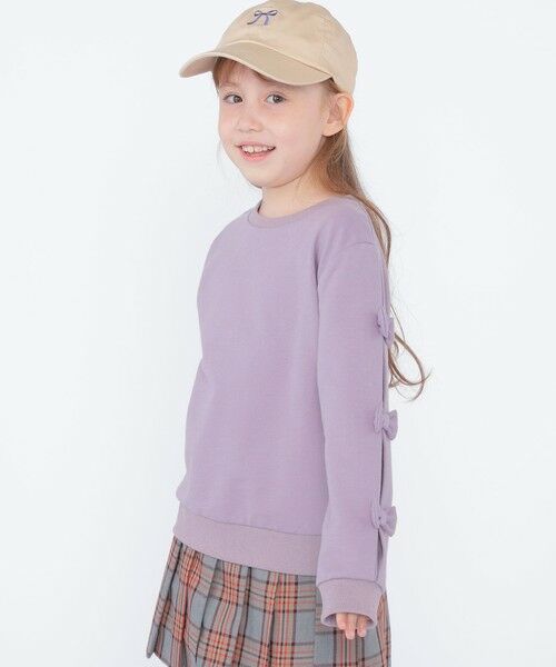 SHIPS / シップス Tシャツ | SHIPS KIDS:100〜130cm / リボン スウェット | 詳細12