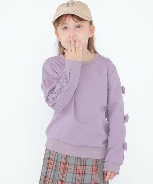 SHIPS / シップス Tシャツ | SHIPS KIDS:100〜130cm / リボン スウェット | 詳細13