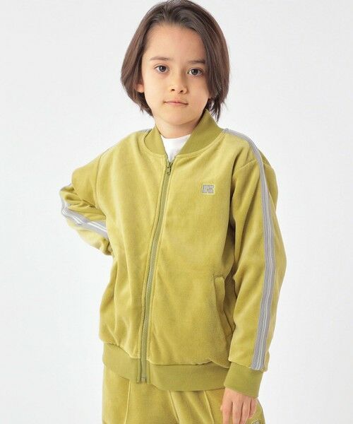 SHIPS / シップス Tシャツ | 【SHIPS KIDS別注】RUSSELL ATHLETIC:100〜130cm/トラックジャケット(ライム)