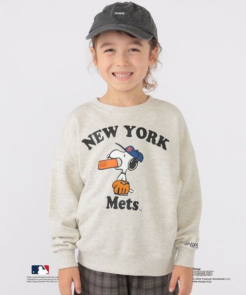 SHIPS / シップス Tシャツ | SHIPS KIDS:100〜125cm / スヌーピー×MLB スウェット | 詳細1