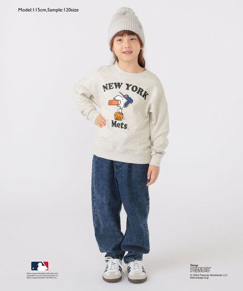 SHIPS / シップス Tシャツ | SHIPS KIDS:100〜125cm / スヌーピー×MLB スウェット | 詳細10